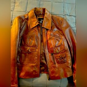 Ana a new approach leather jacket